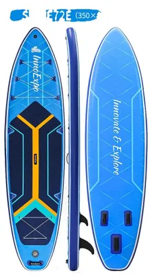 Produktbild von Aufblasbares Stand-Up-Paddle-Board, langlebiges PVC, rutschfestes Design, SUPIE72E