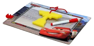 Produktbild von Cars Whiteboard mit Filzstift, abwischbar, 28 x 20 cm