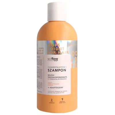 Zdjęcie produktu dla So!Flow - Humektantowy szampon do włosów średnioporowatych, 400ml