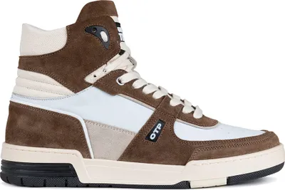 Produktbild von Off The Pitch Basketta Hi  Sneakers Laag - Donkerbruin - Maat 42