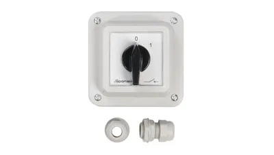 Produktbild von Nockenschalter 0-1 3P 16A im Gehäuse ŁK16R-2.8211OB1