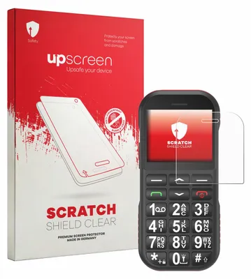 Produktbild von upscreen Schutzfolie für Ufferson Seniorenhandy Displayschutz Displayschutzfolie Folie Klar Transparent