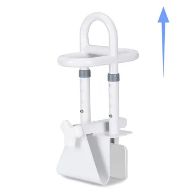 Produktbild von Stützgriffe, Rail Dreifach-Griff Einstellbar Einstiegshilfe Badewanne Verstellbar 7.5-17 cm, Badewannengriff Senioren, Badewannengriff Ohne Bohren