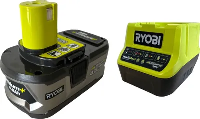 Obrázek produktu pro Ryobi Sada 18 V akumulátor 4 Ah s nabíječkou RC18120 ONE+ RC18120-140