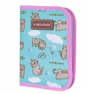 Immagine prodotto di Astra Head Meow astuccio singolo a due lembi per matite, 1 pz