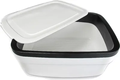 Produktbild von TUPPERWARE BrotMax 2 weiß schwarz Brotkasten Brotwächter