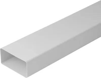 Productafbeelding van Rechthoekige ventilatiebuis, afmetingen 110x50 mm - stang van 1 meter