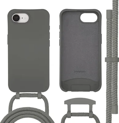 Image de imoshion Color Backcover avec cordon amovible avec MagSafe pour Apple iPhone 17e / 16e - Black Coffee