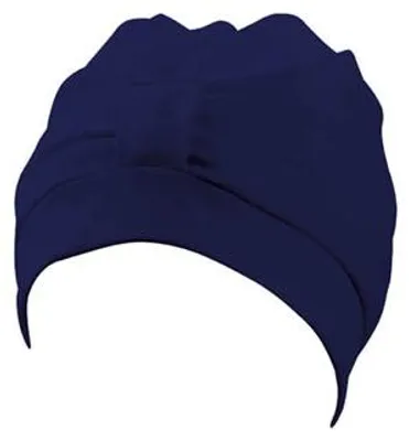 Image de Bonnet de bain Beco pour femme | Tissu | Fermeture Velcro | Bleu foncé