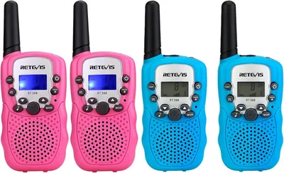 Immagine prodotto di Retevis RT388 Radio VOX a lungo raggio per bambini Regali di Natale per ragazzi Ragazze Giocattoli 3-12 anni