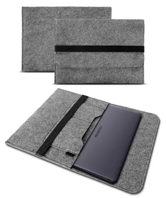 Produktbild von Sleeve Hülle für Huawei MateBook X Pro 2021 Tasche Filz Notebook SchutzhülleFarbe Filz Sleeve:Grau