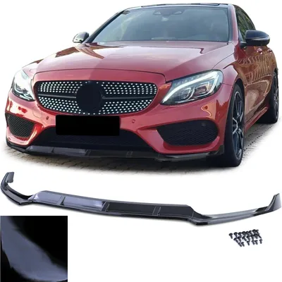 Produktbild von Spoiler Frontspoiler schwarz für Mercedes W205 S205 2014-2018 mit AMG-Line