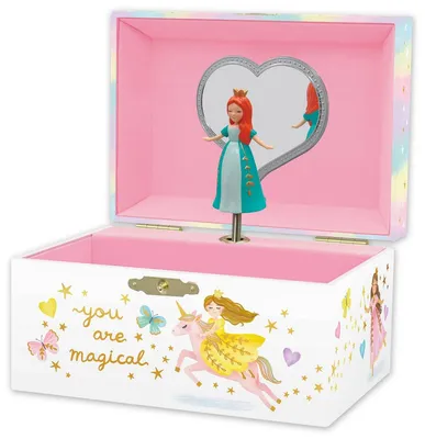 Immagine prodotto di Giggle and Honey Portagioie musicale "Principessa" rosa per bambini