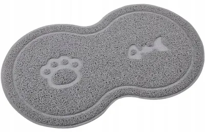 Image de Verk 19438 Tapis pour gamelle 46 x 26 cm gris