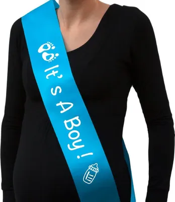 Produktbild von Oblique Unique Schärpe Its A Boy! Baby Party Shower Schwangerschaft - blau