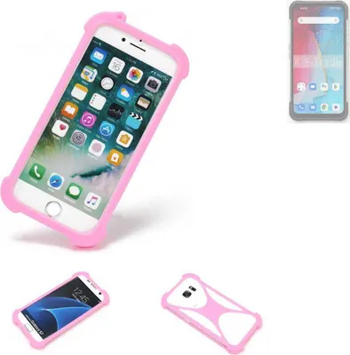 Produktbild von K-S-Trade Handy Hülle kompatibel mit Unihertz TickTock-S Schutz Hülle Bumper Silikon Schutz Hülle Cover Case Silikoncase Silikonbumper TPU Softcase