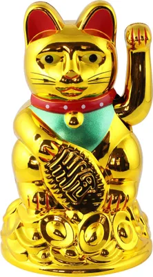 Produktbild von Glückskatze - Chinesische Katze - Maneki neko - 11 cm - gold