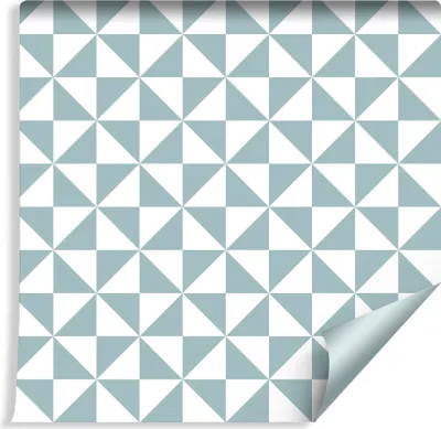 Produktbild von 10m VLIES TAPETE Rolle Geometrie Muster Ornamente Dreiecke XXL