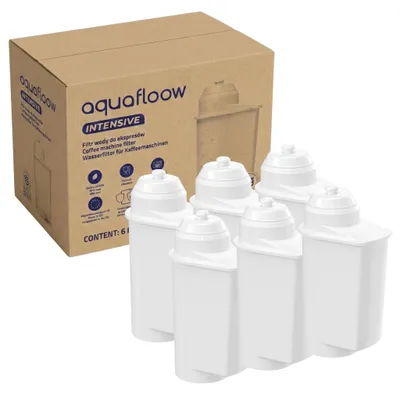Wasserfilter 6er-Pack für Kaffeevollautomaten, kompatibel mit BRITA Intenza