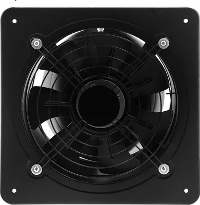 Produktbild von 10 Zoll Abluftventilator, modernes Wandmontage-Design, leistungsstarker Luftstrom von 741 CFM, schwarz