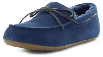 Produktbild von Haflinger Damen Hausschuhe Yumah 481074-70 mittelblau Größe:42;Farbe:blau