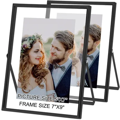 Image de Cadre photo – À poser ou à accrocher – Pour photos au format 12,7 x 17,8 cm