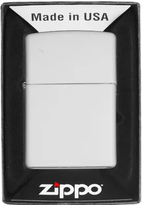 Produktbild von ZIPPO WEISS MATT 60001194 Feuerzeug