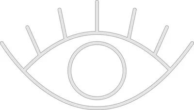 Obrázek produktu pro Candyshock "Eye" Neon Sign, Světelná dekorativní figura, Bílá, Bílá, USB, 5 V, 248 mm