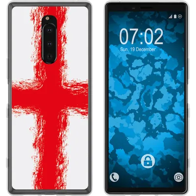 Produktbild von PhoneNatic Case kompatibel mit Sony Xperia 1 Silikon-Hülle WM England M4