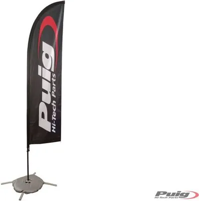 Zdjęcie produktu dla PUIG 3669N Flaga reklamowa pasująca do UNIVERSAL UNIVERSAL Czarny
