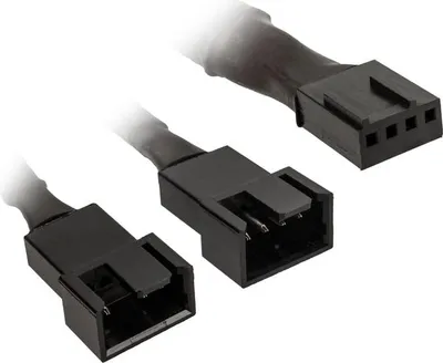 Obrázek produktu pro Kolink PWM rozbočovací kabel 35 cm, opletený, černý