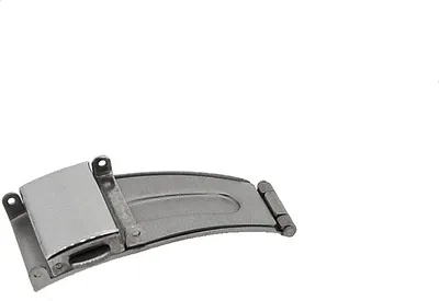 Produktbild von Ersatzschließe Edelstahl Faltschließe mit Drücker 7300027 Uhrenarmband 22mm