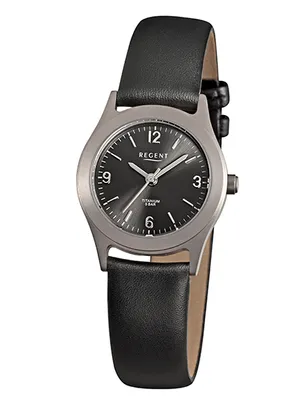 Produktbild von Regent Titan Damenuhr mit Lederarmband F872
