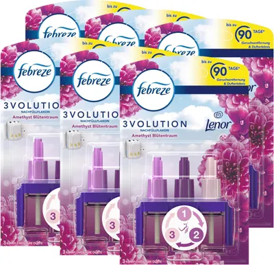 Produktbild von Febreze 3Volution Nachfüllflakon Lenor Amethyst 20ml - Raumduft (6er Pack)