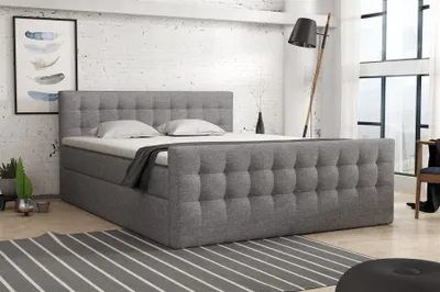 Produktbild von Boxspringbett Schlafzimmerbett ANKER Deluxe 140x200cm in div. Farbvarianten inkl. Bettkasten