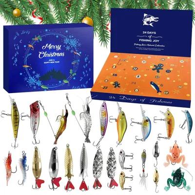 Produktbild von Adventskalender Angeln 2026 24 Tage Weihnachts-Countdown Angel Adventskalender 2026 24 Tage Angelabenteuer