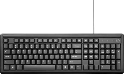 Produktbild von HP 100 USB QWERTY-Tastatur Englisch Schwarz