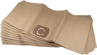 Produktbild von vhbw 10x Staubbeutel kompatibel mit Thomas Power Edition 1530, Junior 1230, POWER PACK 1630, INOX 1530, Inox 30 Staubsauger - 33,3cm x 27,5cm Beige