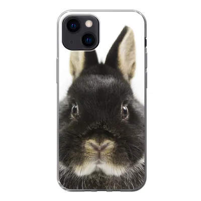 Produktbild von MuchoWow® Handyhülle Schutzhülle Hülle für iPhone 13 mini Kaninchen - Haustiere - Fell Silikon Softcase Handy Hülle - Softcase