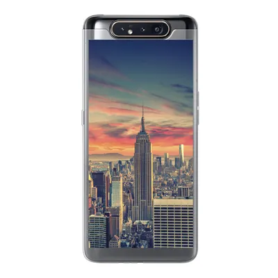 Produktbild von MuchoWow® Handyhülle Schutzhülle Hülle für Samsung Galaxy A80 New York - Manhattan - Empire State Building Silikon Softcase Handy Hülle - Schutzdeckel