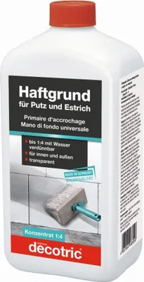 Produktbild von Decotric Putz- und Haftgrund 1L transparent