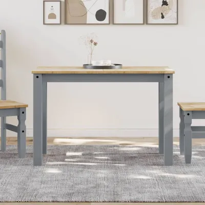 Produktbild von "im Angebot" Esstisch Panama Grau 117x60x75 cm Massivholz Kiefer - Esstische CC17597