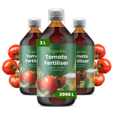Produktbild von Flüssigdünger Für Tomaten 3x1L – 2-1-8 NPK – Flüssig-Pflanzendünger Für Tomaten – Organifer