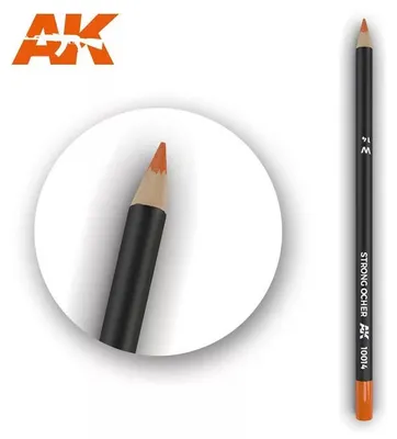 Produktbild von AK Interactive AK10014 - Watercolor Pencil Strong Ocher