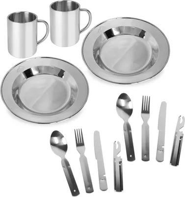 Produktbild von normani Outdoor Camping Geschirr Set für 2 Personen