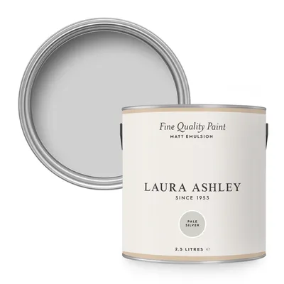 Produktbild von Laura Ashley Wandfarbe Matt Zartes Silbergrau 2,5 Liter 15.8x15.50cm