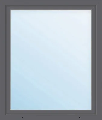 Obrázok produktu pre Plastové okno jednokrídlové ESG ARON Basic biele/antracitové 900 x 1700 mm DIN ľavé