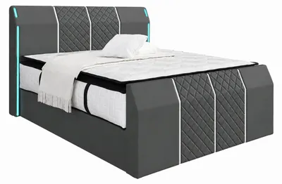 Produktbild von Boxspringbett Paris mit Matratze und Topper