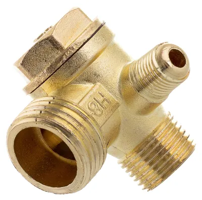 Produktbild von Kompressor-Rückschlagventil 1/2" x 3/8" x M10 x 1,0 für Druckschalter