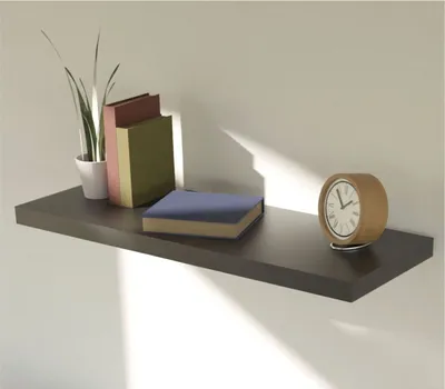 Produktbild von Linder Exclusiv Wandregal 60x23,5 cm Schwarz